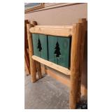2 - WOODLAND THEME TWIN LOG HEAD BOARDS