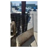12 METAL FENCING PANELS 22IN X 58IN