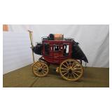 DALE FORD MINIATURE HAND CRAFTED WELLS FARGO STAGE