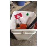 CHAIN SAW BLADE, ESTWING HAMMER AND OIL