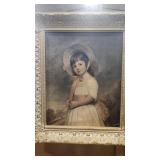 'MISS JULIANA WILOUGHBY' FRAMED PRINT