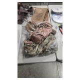 CABELAS HIKING PACK W/ ASSORTED AMO CLOTHES