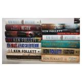 13 - KEN FOLLETT HARD COVER NOVELS