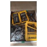 DEWALT BITS AND ASSORTED TOOLS