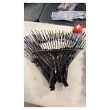 8 METAL LAWN RAKES