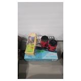 PROPANE CAMP STOVE, 2 SOLAR LANTERNS, FLOAT TUBE