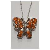 925 SPESSARTITE COLOR NECKLACE