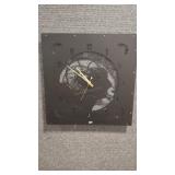 METAL RAM CUT OUT CLOCK