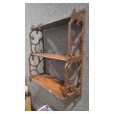 DECOR WOOD ANTQ SHELF