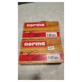 40 NORMA 7.62 RUSS. ROUNDS