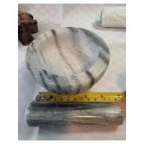 POLISHED GRANITE MORTAR & PESTAL