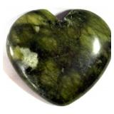 SERPENTINE QUARTZ HEART 70G