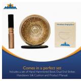 TIBETAN SINGING BOWL4ID RIM