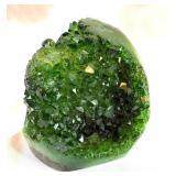 GREEN QUARTZ GEODE CLUSTER  670G
