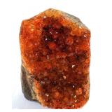 ORANGE CRYSTAL GEODE