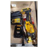 DEWALT OSCILLATING MULTI-TOOL W/ BATTERY, CHARGER,