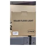 2 PACK SOLAR FLOOD LIGHTS