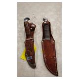 WEST CUT KNIFE & FIXED BLADE KNIFE W/ SHEATH