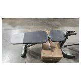 GOLDS GYM XRS 20 BENCH W/ ACCESSORIES