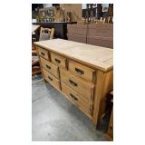 7 DRAWER WOOD DRESSER