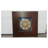 ASIAN ZODIAC CALENDAR W/ STONE CARVINGS