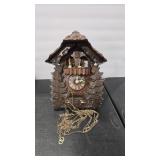 BLACK FOREST GERMAN CLOCK - NO WEIGHTS