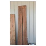 8 BLACK WALNUT BOARDS 124IN X 10.5IN X 1IN