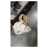 GROUP OF BAGS AND PAINTERS BLANKET