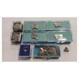 STERLING MONTANA PINS ASSORTMENT