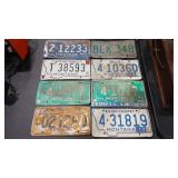 LICENSE PLATES VTG ASSORTMENT