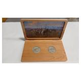 2 - 1.5 OZ SILVER MEDALLIONS