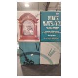 QUARTZ MANTLE CLOCK W/ BOX