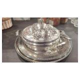 PLATED SILVER TABLEWARE ASSORTMENT