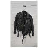 FMC SIZE 44 MOTORCYCLE JACKET W/XL LEATHER PNTS