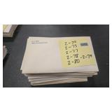 2 - 1974-75-77-78-79&80 MINT SETS