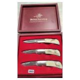 THREE PIECE WINCHESTER 2006 KNIFE SET