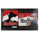 2 - METAL MARLBORO SIGNS
