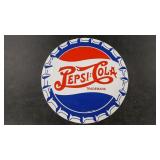 PEPSI COLA BOTTLE CAP CONTEMPO METAL SIGN
