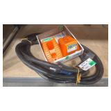 36' 220V RV POWER CORD AND 4 WHEEL CHOCKS