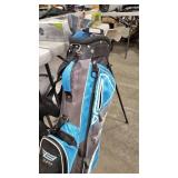 TOUR EDGE GOLF BAG W/ DRIVER & 6 CLUBS