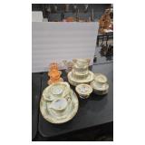 NOTITAKE ANCORA  PARTIAL CHINA SET  PEACH LUSTER