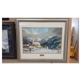 THOMAS KINKADE ' WINTER CHAPEL'