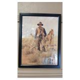 LOUIS L'AMOUR 'BOWDRIE' COVER PHOTO FRAMED