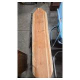 SPLIT LOG BENCH 53' X 13' X 17'