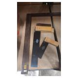 GROUP OF METAL ANGLE SQUARES