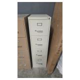 4 DRAWER METAL FILING CABINET