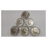5 -1964 40%& 1 1974 CLAD KENNEDY HALVES