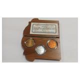 .5 OZ SILVER ,  BRONZE& COPPER MONTANA CENTENNIAL