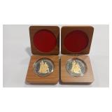 2 - 1 0Z SILVER LEWIS & CLARK BICENTENNIAL ROUNDS