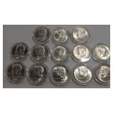 13 - 1964 KENNEDY HALVES